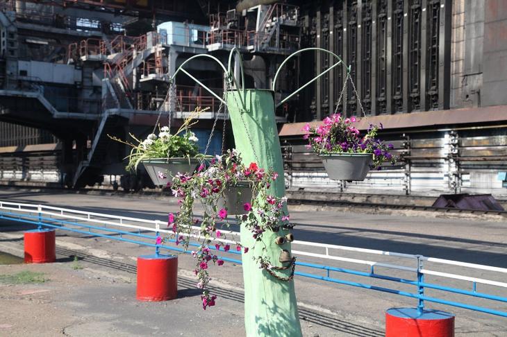 Altai-Koks modernizes the plant territory